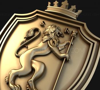 Coat of arms (GR_0202) 3D model for CNC machine
